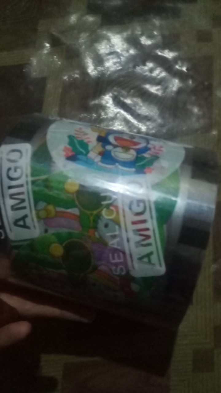 Lidcup Amigo 1200 Gelas Seal Cup Amigo 1200 Cup Sealcup Plastik 1200 Gelas Polos Kartun Buah