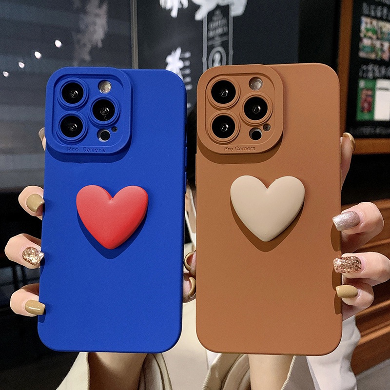 Soft Case Hp Gambar Hati Untuk IPhone 11 / 12 / 13pro Max / Mini / X / XS Max / XR / 7 / 8plus / SE 2020