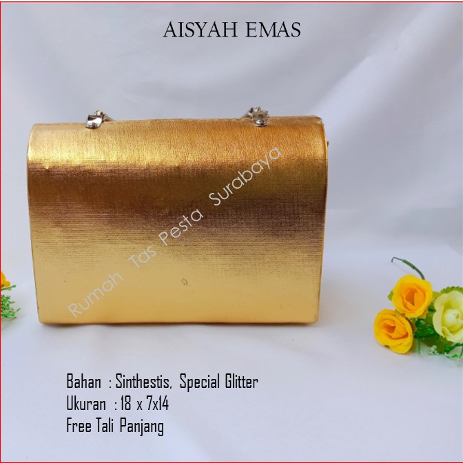 Tas Clutch,Tas Seserahan,Tas Souvenir,AISYAH EMAS