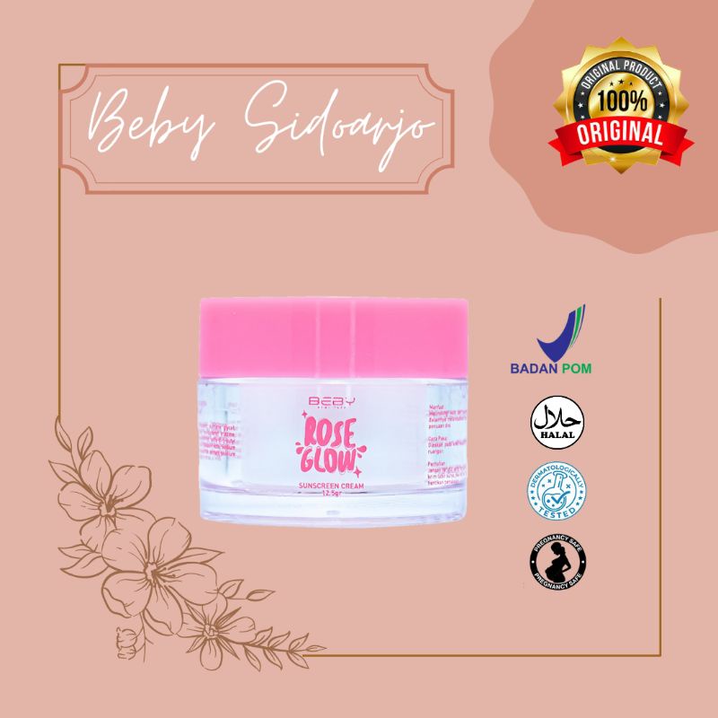ROSE GLOW SUNSCREEN CREAM BEBY by dr. TATA