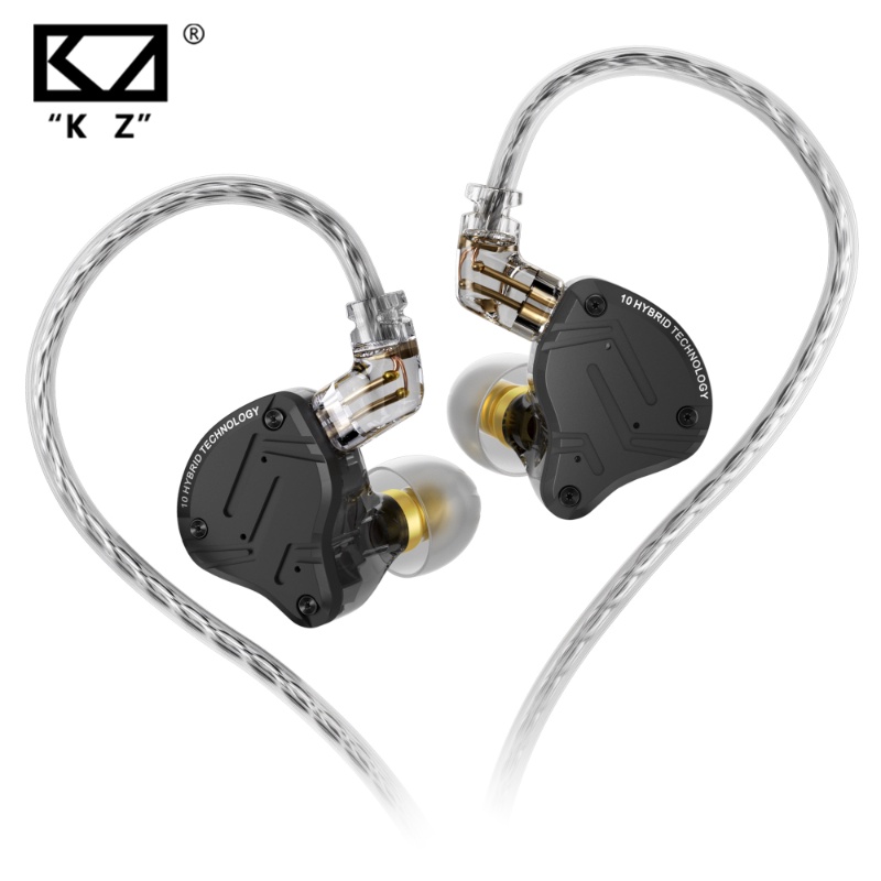 Kz ZS10 Pro X Earphone In Ear HiFi Bass Dengan Kabel Untuk AS16 Pro ESX AZ10