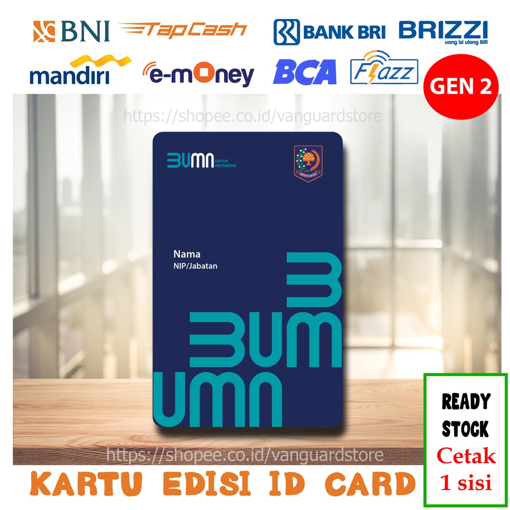 KARTU E MONEY E TOLL ID CARD KEMENDAGRI NEW MANDIRI EMONEY BNI TAPCASH BRI BRIZZI FLAZZ BCA - 1 SISI