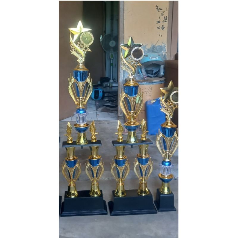 trophy piala 1 set juara 123