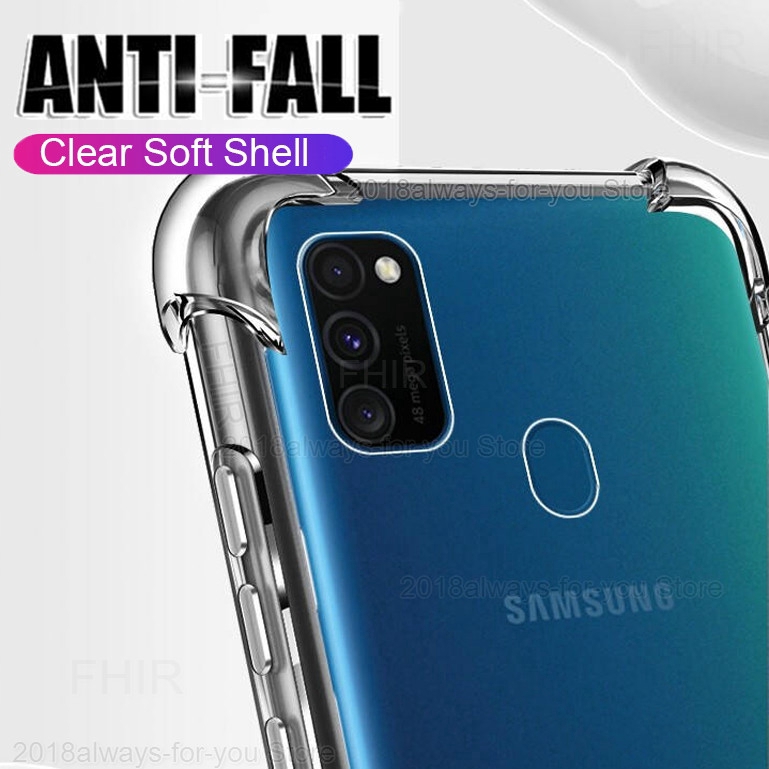 ShockProof Crystal Clear Soft TPU Case / Flexible Silicone Cover with Reinforced Corners / Slim Drop Protection Bumper Cover Designed For Samsung Galaxy S20,S20Plus,S20Ultra,S10E,S10,S10Plus,S9,S9Plus,S8 Plus,Note10,Note9,Note8,M20,M30,A50,A40,A70