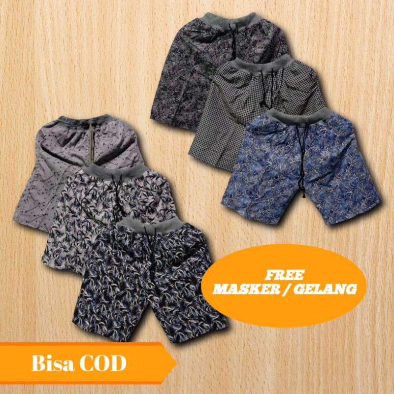 Celana Kolor Pria Dewasa Bahan Katun Santai Jumbo Premium