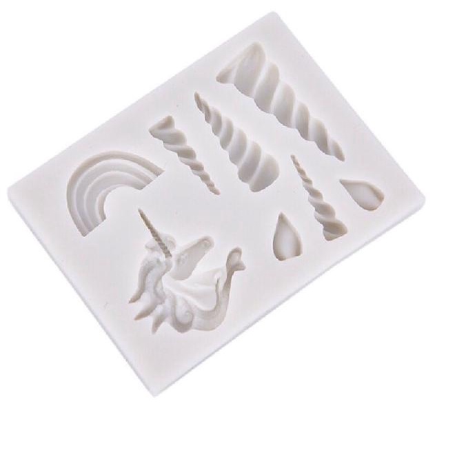 (:(:(:(] Unicorn Silicone Mould Mold Cetakan Fondant Cake