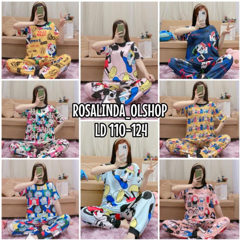 Piyama wanita import cp joger/fashion wanita murah / baju tidur murah C12-A