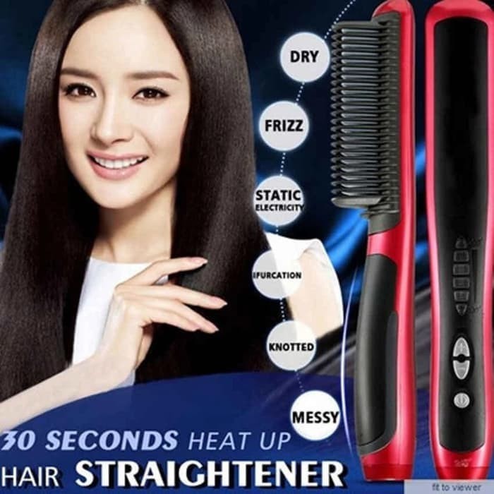 Takarai ASL 908 Premium Catok Sisir Pelurus Rambut Fast Hair hanya dalam 5 Menit Straightener New Generation