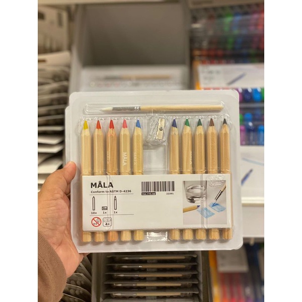 

PINSIL WARNA SET KUAS.