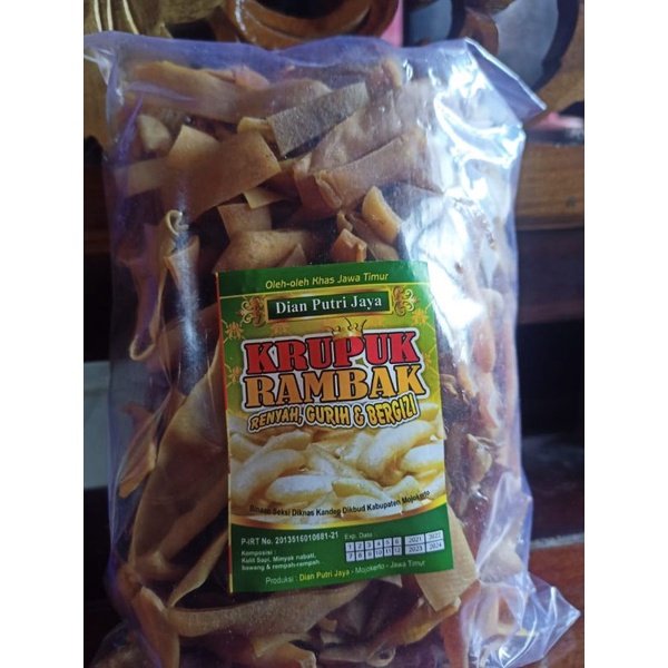 

kerupuk rambak printilan