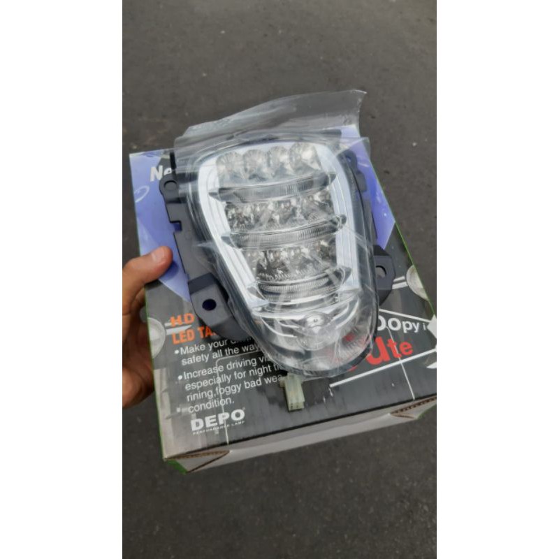 STOPLAMP LED SCOOPY KARBU