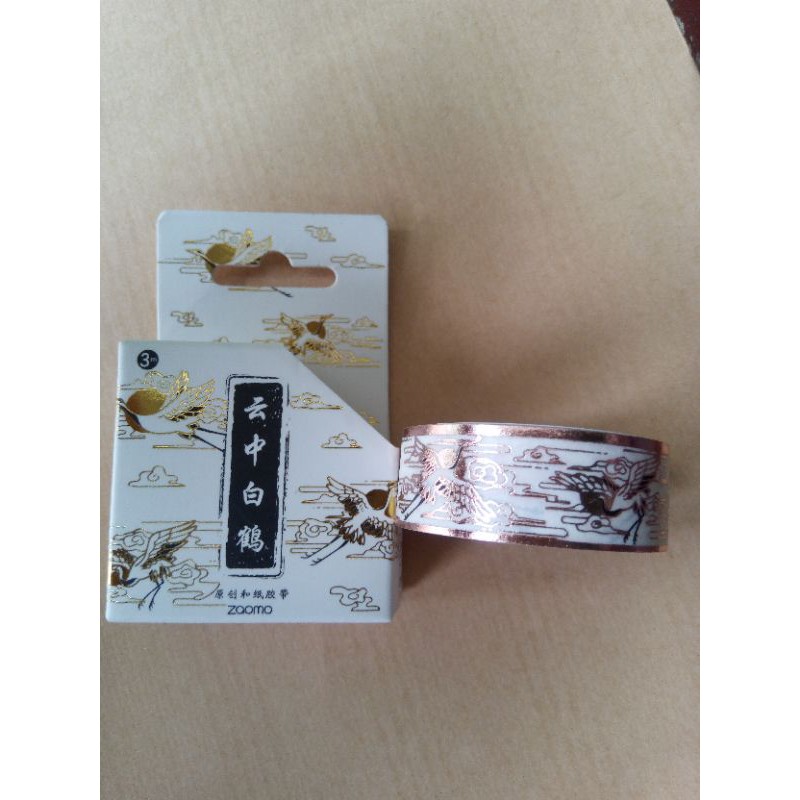 

Sample Washi Tape Kertas Tradisional Gold 1.5cm Emboss Share