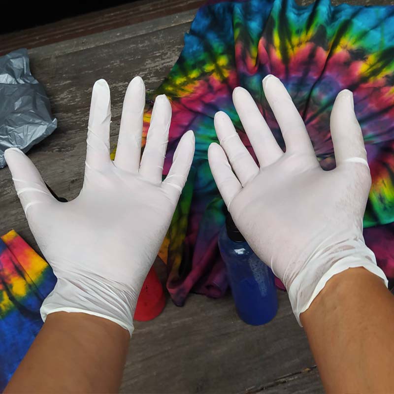 Sarung tangan Karet latex untuk tie dye 2 pcs