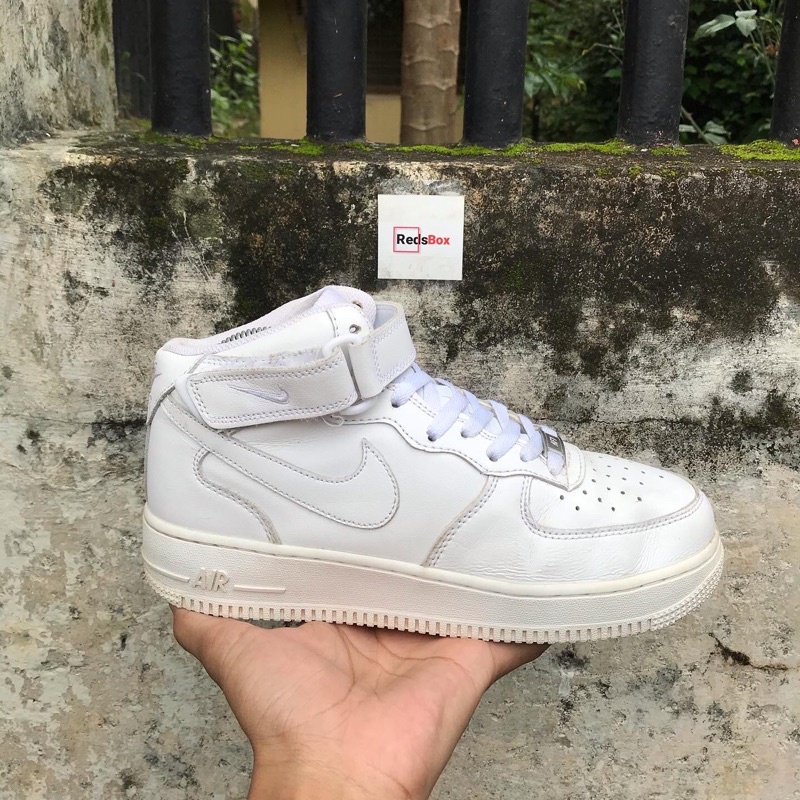 Nike Af1 Mid Triple White