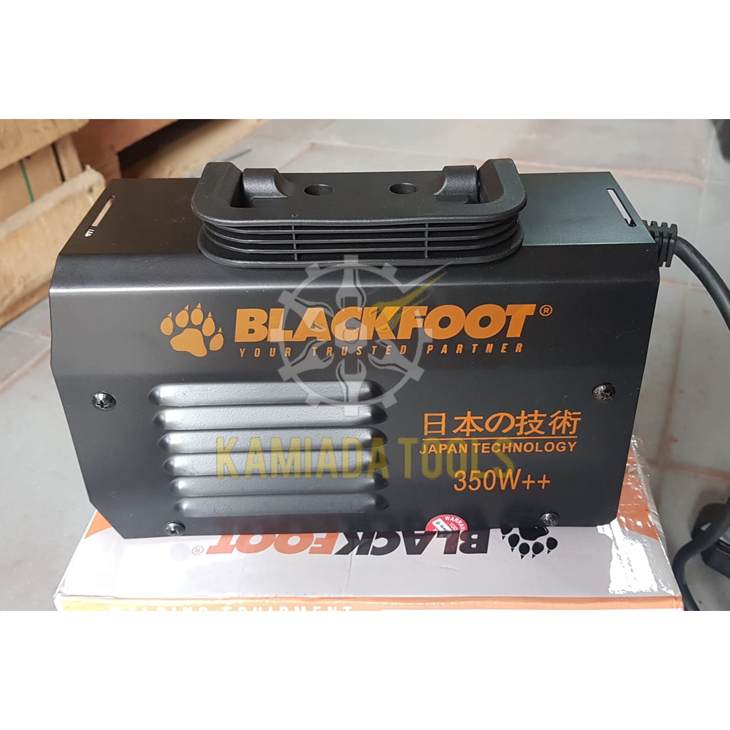 MESIN TRAPO LAS MMA 120 BLACKFOOT/ MESIN LAS INVERTER BLACKFOOT 350WATT