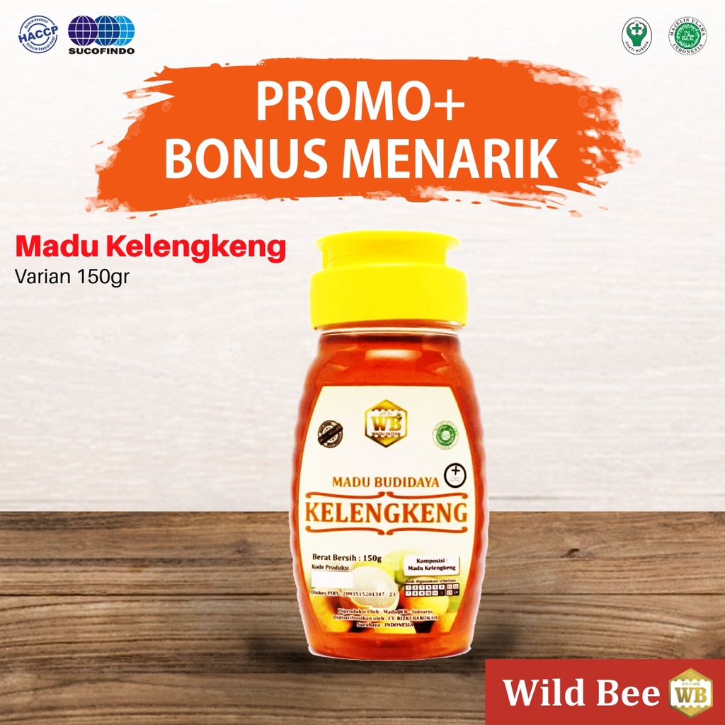 

Madu Kelengkeng - Lebah Apis Melifera - Garansi Murni & Asli 100 - Wild Bee - Kemasan kecil