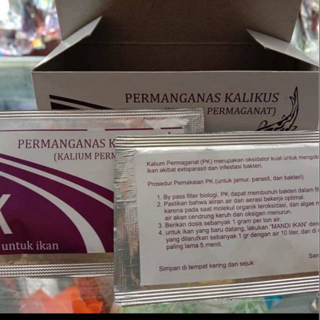 Obat ikan KALIUM PERMANGANAT