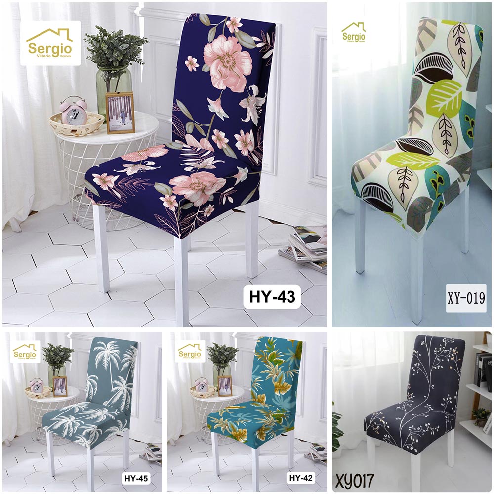 Sarung kursi makan / cover kursi makan / Chair Cover elastis cover kursi