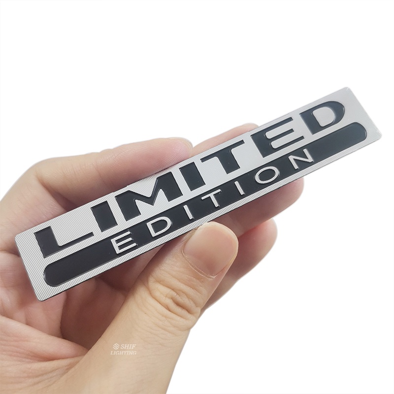 1pc Stiker Emblem Logo Mobil Universal Edisi Spesial Bahan Metal