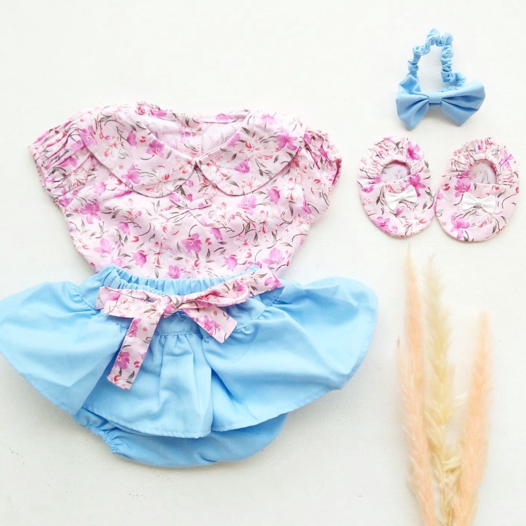 HAMPERS LAHIRAN GEMPITA / AUDREY / EUN JI gift set lahiran bayi kado baju bayi anak perempuan cewek terlaris lucu-blush pink EUN JI