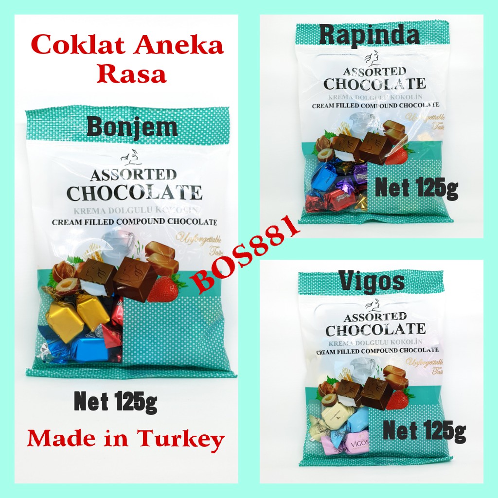 

Assorted Cream Filled Compound Chocolate 125g