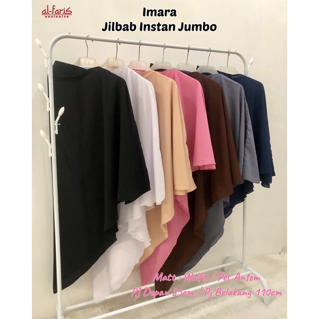 Jilbab wolfis jumbo syari pet antem khimar pet jumbo