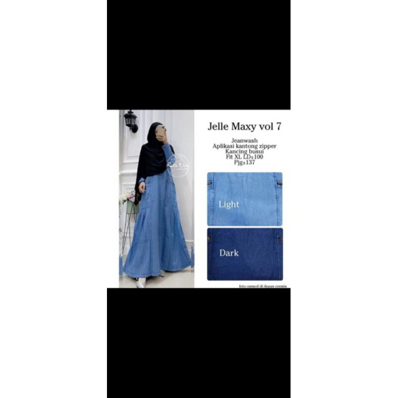 GAMIS JEANS SAKU RESLETING/GAMIS JEANS/GAMIS JEANS TERBARU/GAMIS JEANS TERLARIS/GAMIS JEANS KEREN