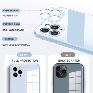 Shockproof Cover Case IPhone 12 Pro Max Untuk Phone Case Kaca Tempered