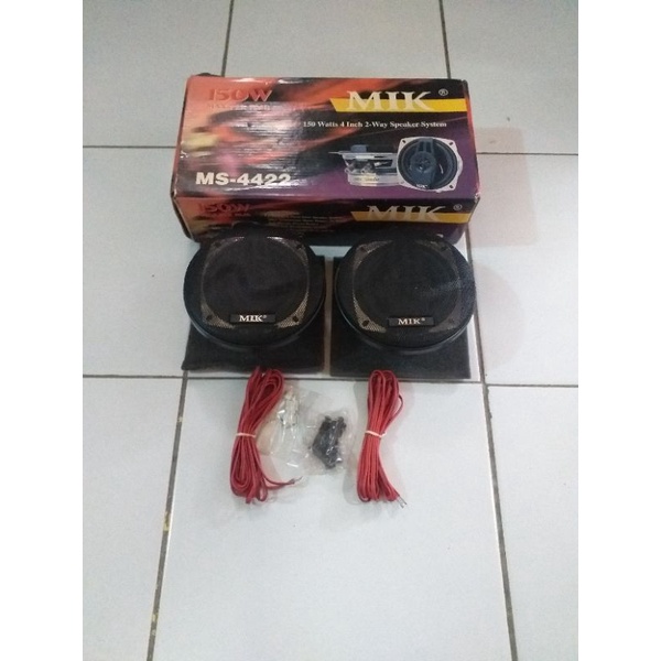 Speaker Audio Mobil Mix Ms-4422.4 Inch 2-Way Speaker System