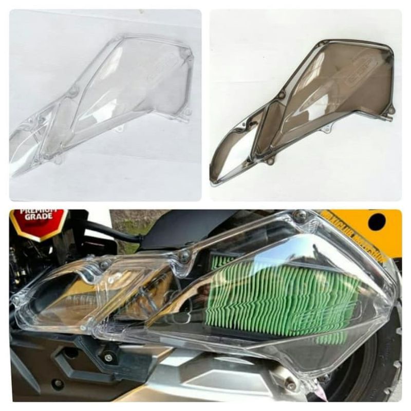 Cover Tutup Filter Hawa Clear Transparan Rayben Honda PCX 150/160 ADV 150/160 Tutup CVT