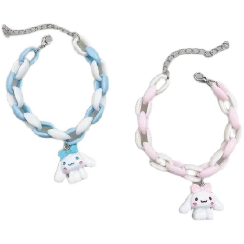 Baru Cinnamoroll babycinnamoroll pasangan gelang cute Clow m pacar karet kecil band untuk pacar gaya