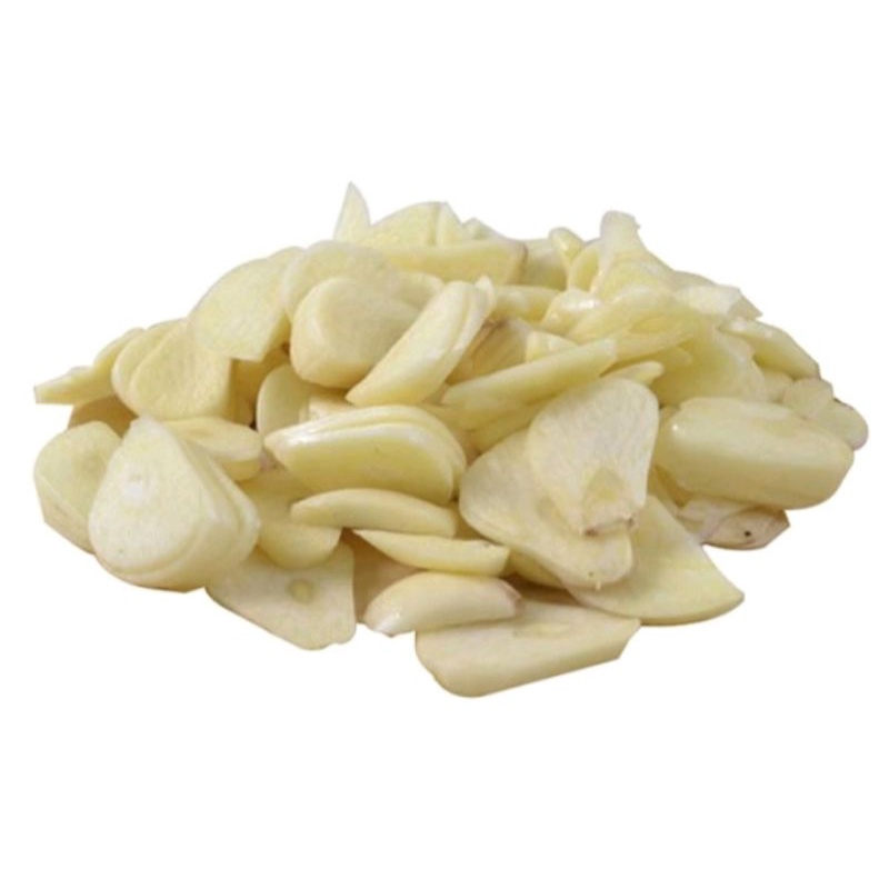 

bawang putih iris 250gram-500gram-1000gram