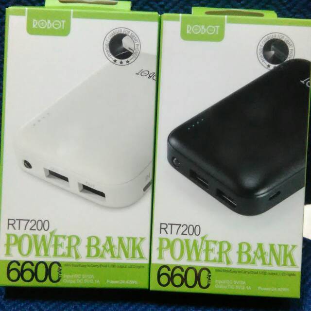 Powerbank Robot RT7200 6600mah