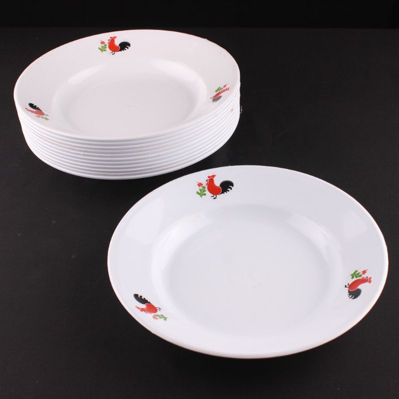 PIRING PLASTIK AYAM/PIRING MOTIF AYAM JAGO PLASTIK