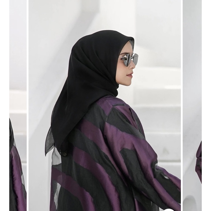 EVERYDAY SCARF BLACK / CAVIAR  BUTTONSCARVES