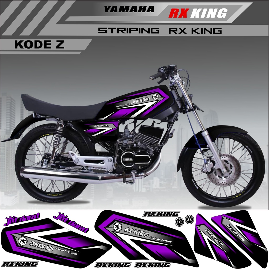 Sticker Striping Rx King Variasi Stiker Rx King Variasi Kode Z