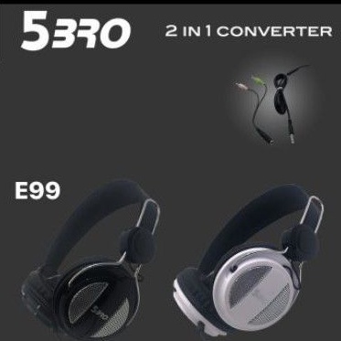 HEADPHONE 5BRO DJ E99 + MIC