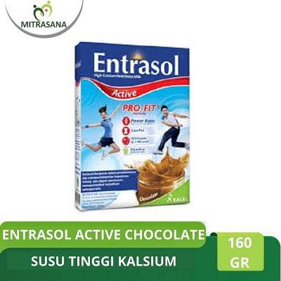 

Entrasol Active Chocolate 160 Gr