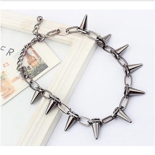 Kalung Choker Gaya Punk Gothic Korea Harajuku Rock Untuk Pria Dan Wanita