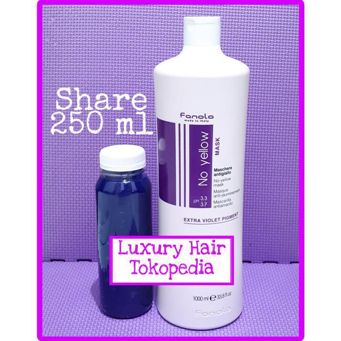 FANOLA NO YELLOW MASK SHARE 250 ML REPACK MASKER RAMBUT SILVER HAIR