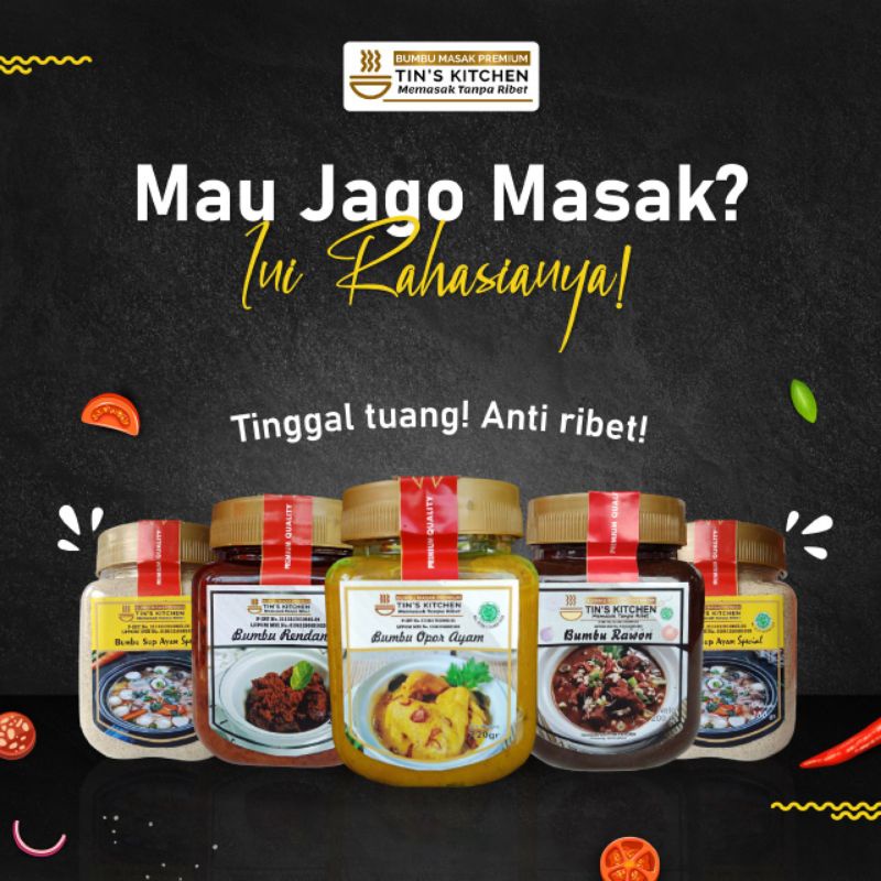

bumbu masak instan anti ribet menggunakan bahan pilihan