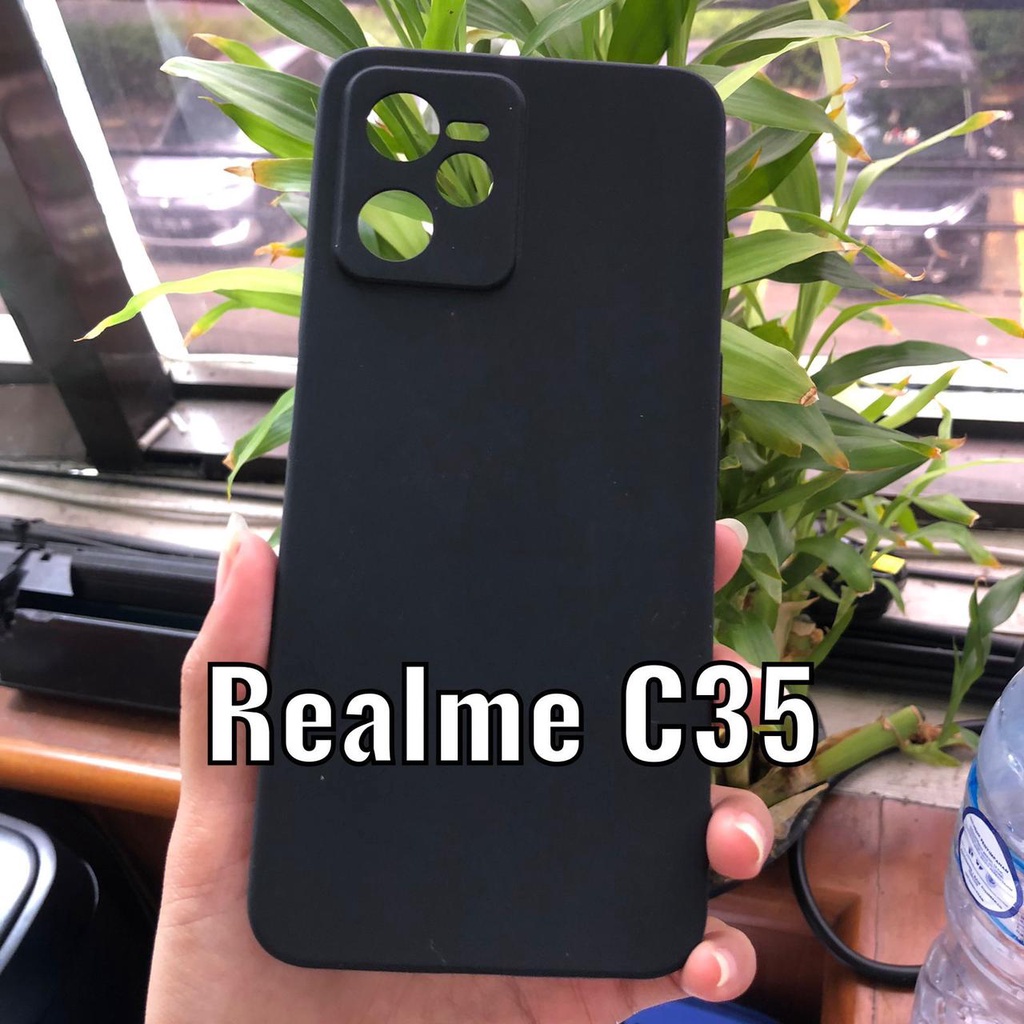 Realme C31 C35 9i Narzo 50A Prime Case Fusion Black Macaron Aero SlimFit Anti Crack Anti Selip SHOCKING OEM