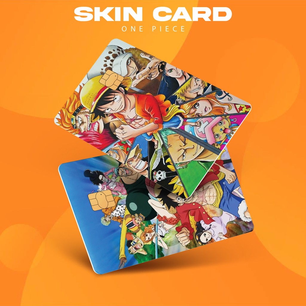[BM Skin Card] One Piece #3 ||  Garskin | Cover ATM / E - Money / Flazz - Anti Air