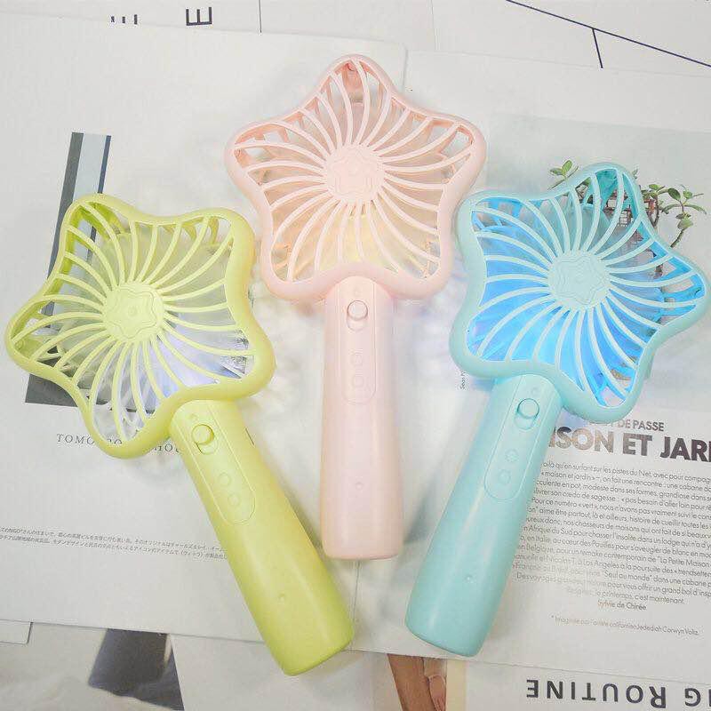 ANEKA B14 Kipas Angin Bintang/Star Kipas Portable Kipas Baterai Kipas Lampu LED Kipas Charger