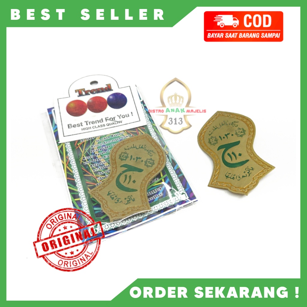 Pin Terompah Darkah Emas / Pin Terompah Tarim / Pin Terompah Darkah Nabi