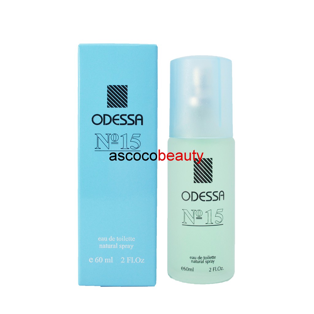 ODESSA EDT Parfum No. 15 Fragrance 60ml Perfume Lokal Legendaris Sejak 1999 Wangi Pria Wanita Unisex Citrus Sandalwood Segar Kayu Jasmine Lavender Jeruk ✰ ascocobeauty ✰