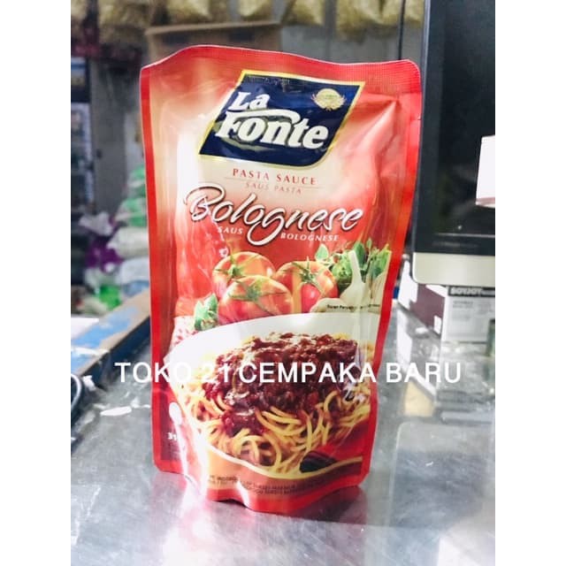 

La Fonte Saus Pasta BOLOGNESE 315 gram | Saos Sauce Spaghetti Murah 315g