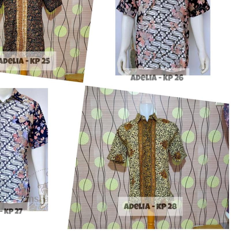 ✦ KEMEJA BATIK TERLENGKAP - BAJU BATIK PRIA - BATIK SILKY SUTRA FOIL - KEMEJA COUPLE - BATIK COUPLE