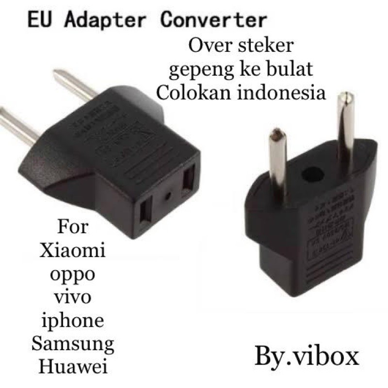 PROMO STEKER VIBOX FUKUTA GEPENG 2KAKI SMARTPHONE FOR CHARGER XIAOMI IPHONE OPPO VIVO DR LUAR NEGRI