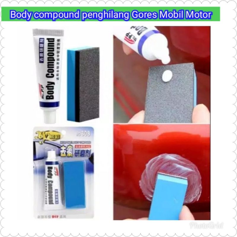 Poles Motor Mobil penghilang baret Gores Body Mobil Motor Body Compound